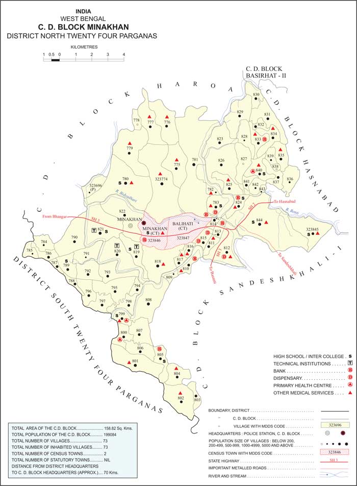 Photo of Minakhan Block Map